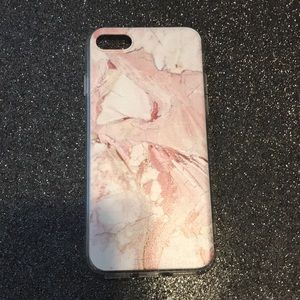 I phone 👗🛍rubber pink marble case